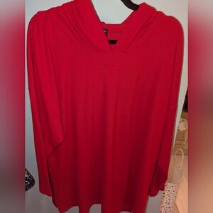 Lane Bryant Vibrant Red Hoodie